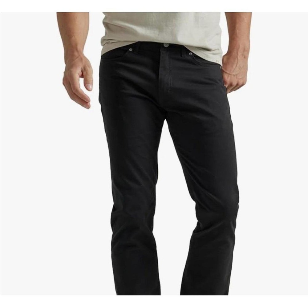 Lee Jeans Mens Size 29 x 30 Slim Straight Active Stretch Black